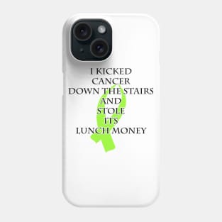 Cancer Bully (Lime Green Ribbon) Phone Case