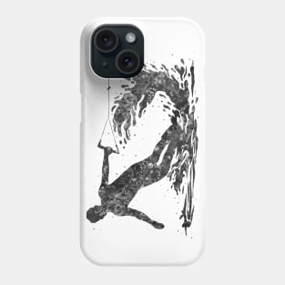 Wakeboard black and white Phone Case