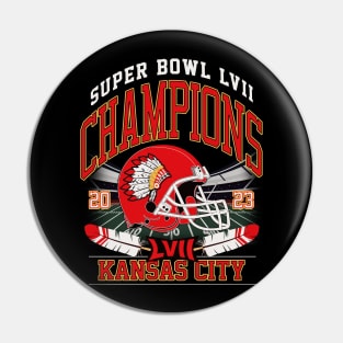 Kansas City Chiefs Super Bowl LVII Champions Collector Pin Badge - Trophy