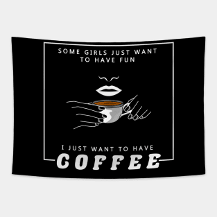 Coffee for Women Tapestry