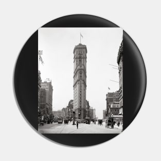 Times Square, 1908. Vintage Photo Pin