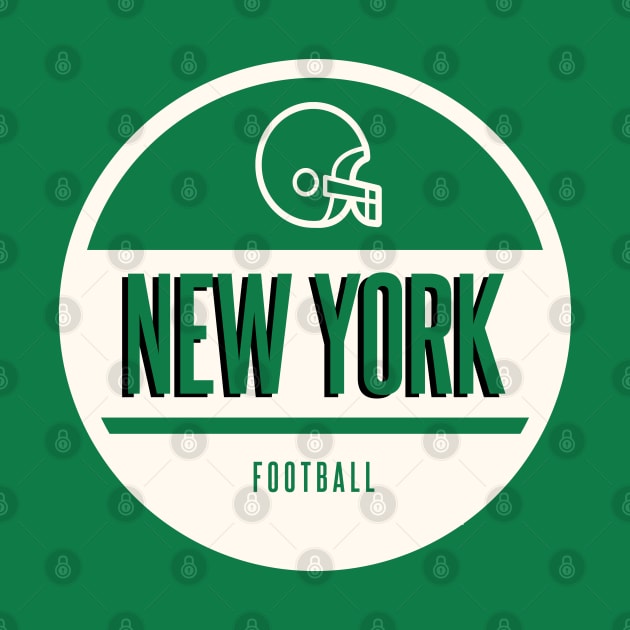 New York retro football by BVHstudio