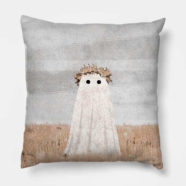 Walter Summer Meadow Pillow by KatherineBlowerDesigns