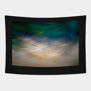 Golden Grasses Pine Forest Abstract Tapestry