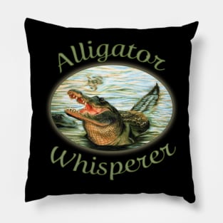 Alligator Whisperer Pillow