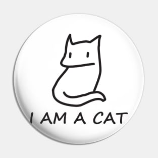 Lazycate Mashumaro - I AM A CAT Pin