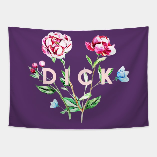 Dick (Flowers) Tapestry by JasonLloyd