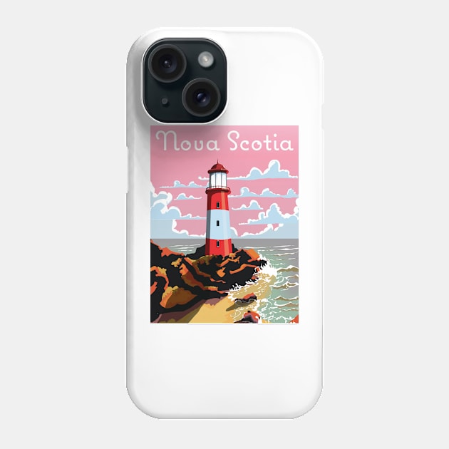 nova scotia lighthouse Phone Case by nickemporium1