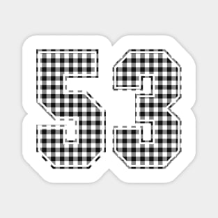 Plaid Number - 53 - Dark Magnet