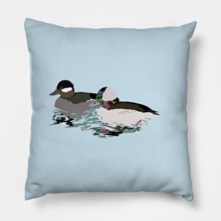 Bufflehead Ducks Pair Pillow