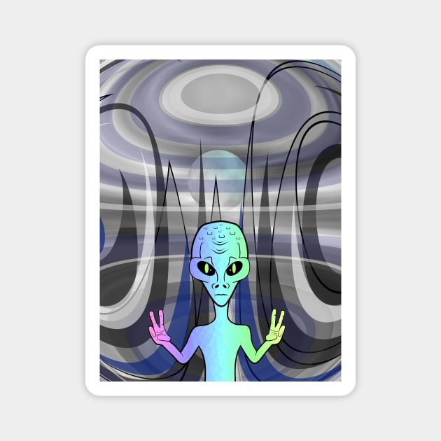 ALIENS Exist Invasion Magnet by SartorisArt1