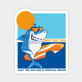 Sunset Surf Team Magnet