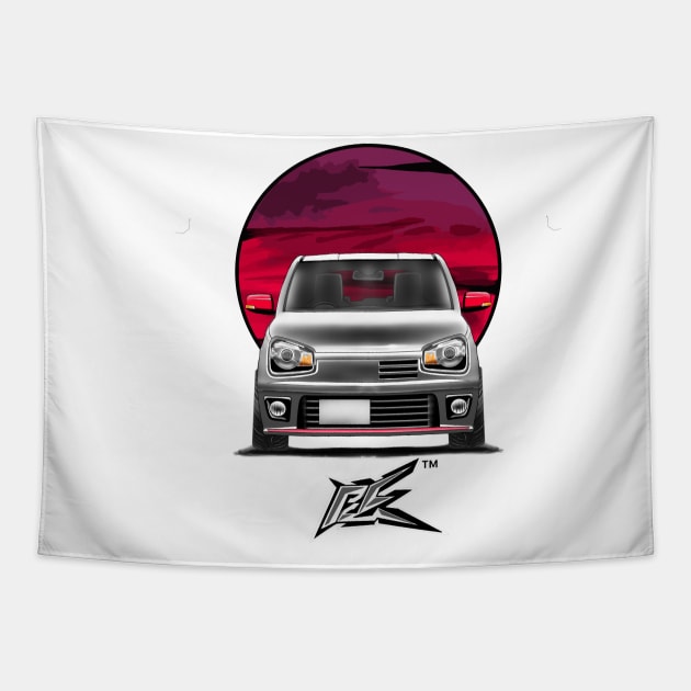 suzuki alto works white Tapestry by naquash