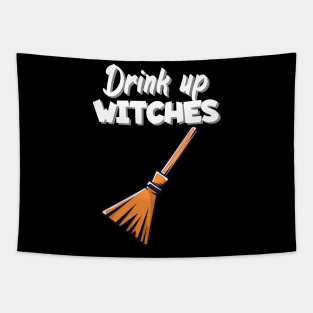 Drink up witches Tapestry