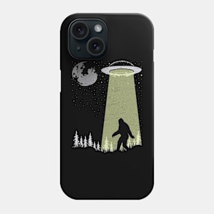 Bigfoot Ufo Abduction Phone Case