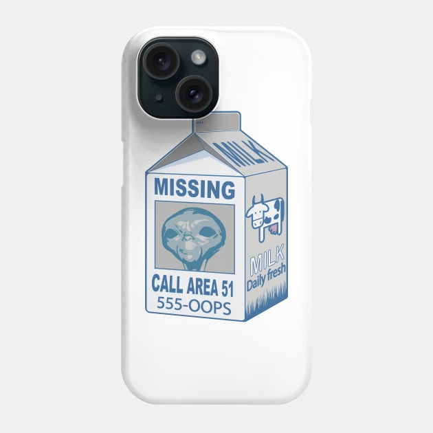 Alien Missing Phone Case by Manikool