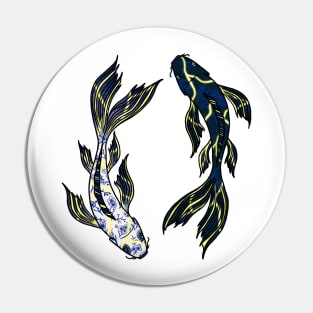 Kintsugi Koi Fish Pin