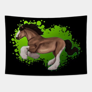 Shire Horse Brown Tapestry