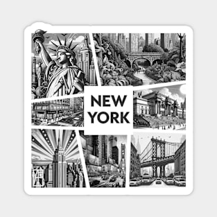 USA CITY - NEW YORK - TRAVEL -3 Magnet