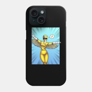 yellow ranger Phone Case