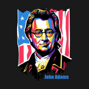 John Adams abstract pop art T-Shirt