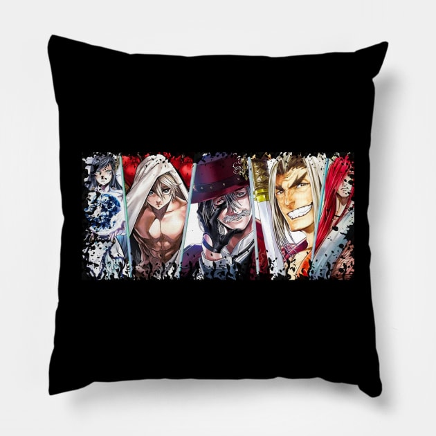 manga and anime aesthetic Pillow by Sparkledoom