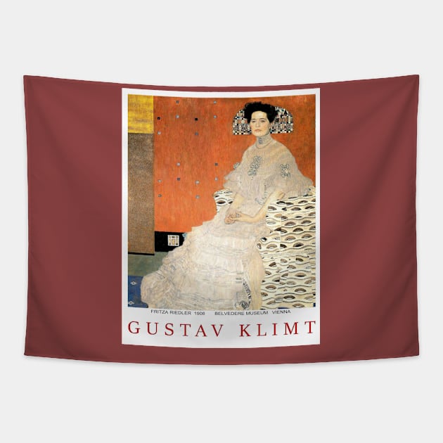 Gustav Klimt Fritza Riedler 1906  Belvedere Museum Painting Print Tapestry by posterbobs