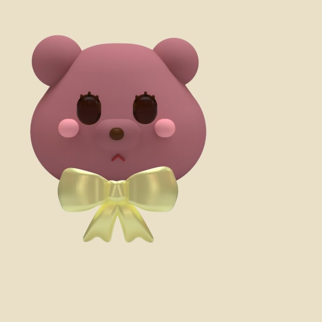 Kawaii Sad Bear by GuchaGucha