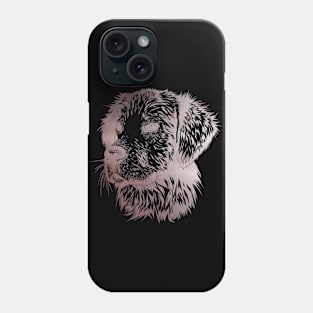 Rose Gold Foil Dog Portrait Phone Case