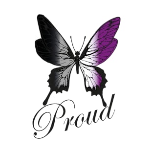 asexual proud butterfly freedom T-Shirt