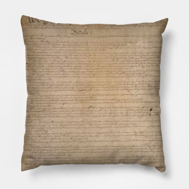 Team Constitution Pillow by Cavalrysword