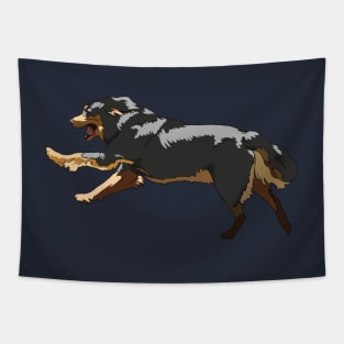 Jumping Doggo Tapestry