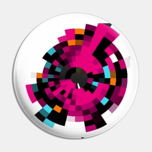 Mosaic Twist (Magenta) Pin