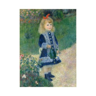 Auguste Renoir A Girl with a Watering Can 1876 Painting T-Shirt