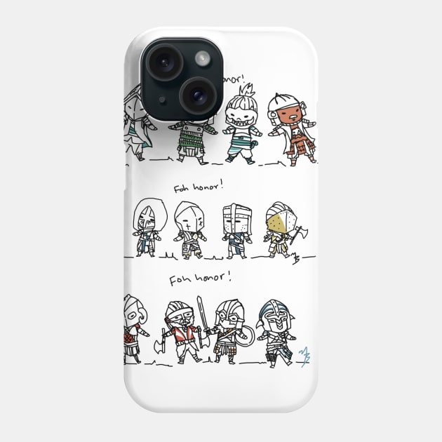 foh honor! Phone Case by sketchydrawer