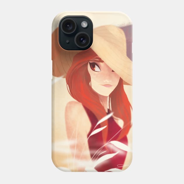 Breeze Phone Case by kurtchangart