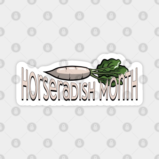 Horseradish Month Magnet by HolidayBug