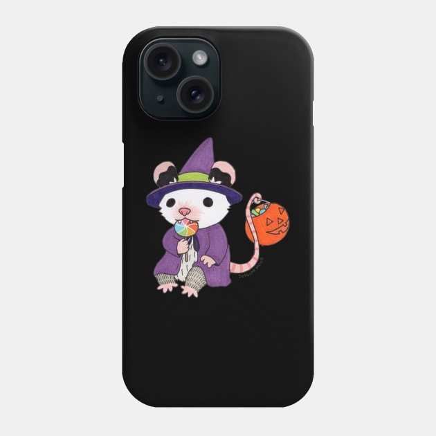 Witch Possum Phone Case by Possum Mood