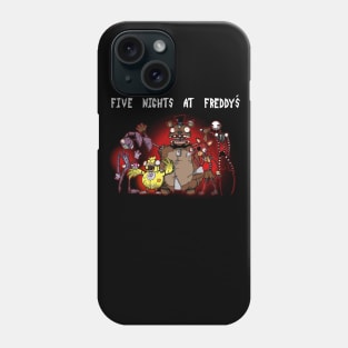 Five Nights At Freddys The gang's all here Phone Case