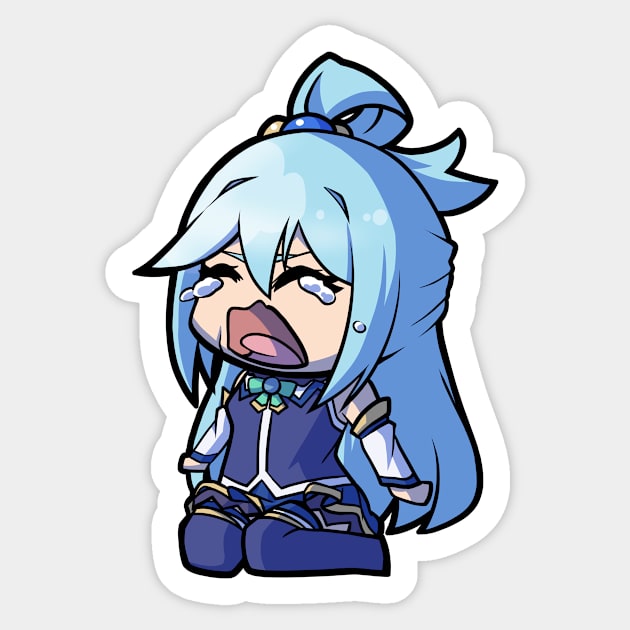 Chibi funny Kazuma , Konosuba ! Sticker by Anna Blonwell