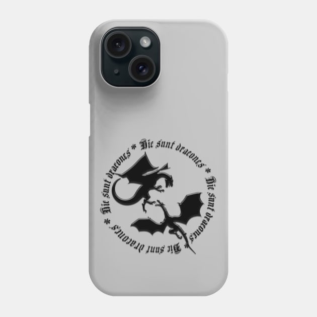 Hic sunt dracones Phone Case by Sinmara