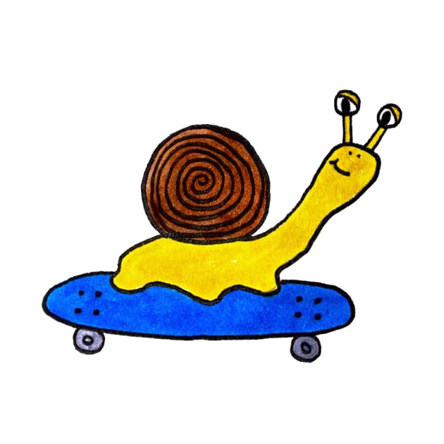 Skater Snail by natees33