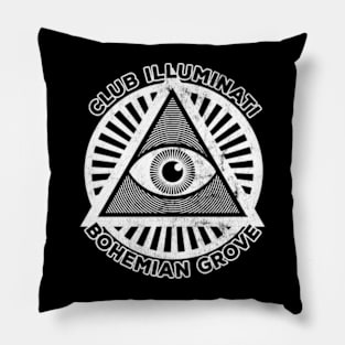 All-Seeing Eye / Illuminati / Bohemian Grove Pillow