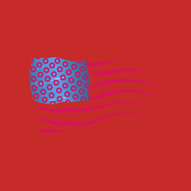 Phish Nation Donut Flag by Cactux