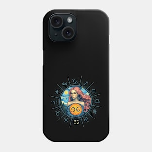 ZODIAC Cancer - Astrological CANCER - CANCER - ZODIAC sign - Van Gogh style - 3 Phone Case