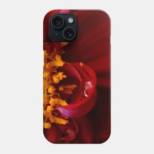 Dew drop dahlia Phone Case