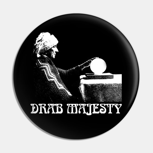 Drab Majesty † Original Fan Art Tribute Design Pin by DankFutura