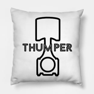 Thumper Piston Outline Pillow