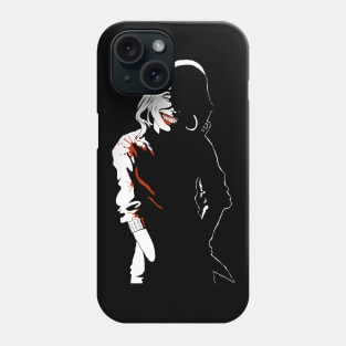 Slasher Fan Horror Halloween Shirt Creep with Knife Phone Case