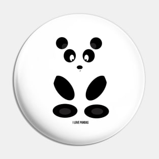 I love Pandas Pin